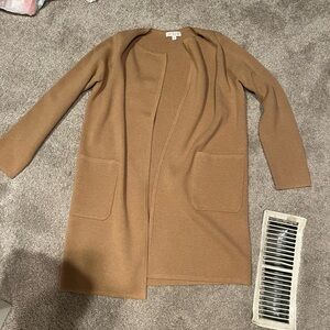 Never worn jcrew Juliette collarless sweater-blazer